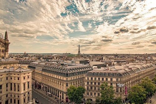 Strassenzug in Paris