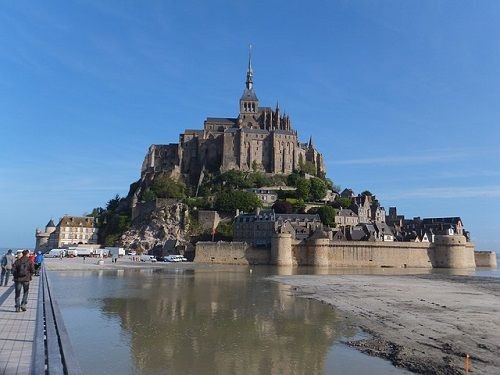 Mont Saint Michel bei Ebbe