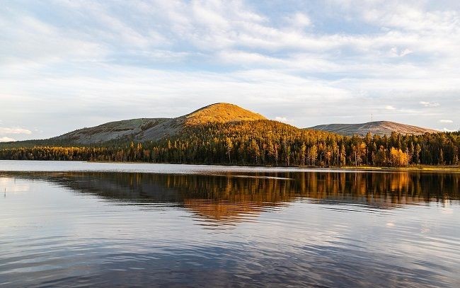 See, Berge in Lappland