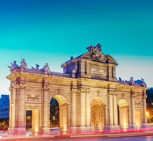 Gro&szlig;es Tor in Madrid