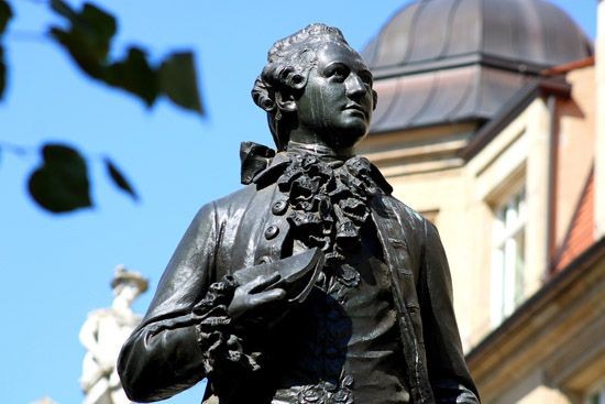 Eine Statur von Goethe 