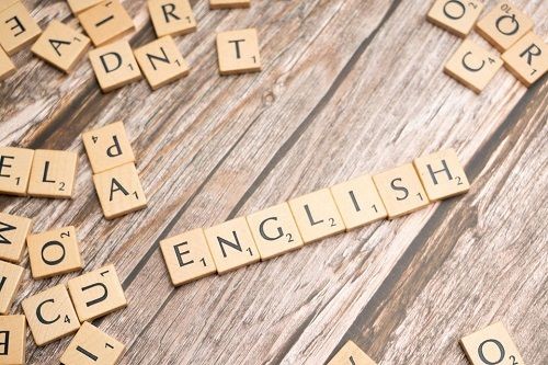 Buchstabenpl&auml;ttchen bilden "ENGLISH"