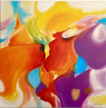 Acrylbild Abstrakt