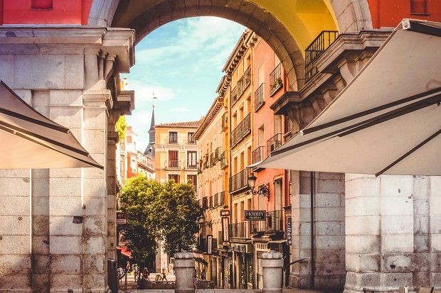 Plaza de mayor in Madrid