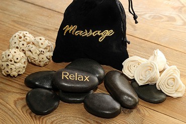 Wellness- und Entspannutensilien