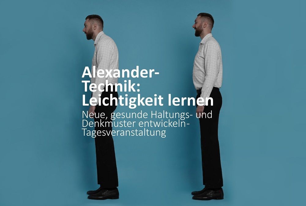 Auf dem Foto ist ein Mensch mit aufrechter K&ouml;rperhaltung, ein andere Mensch mit gebeugter K&ouml;rperhaltung.