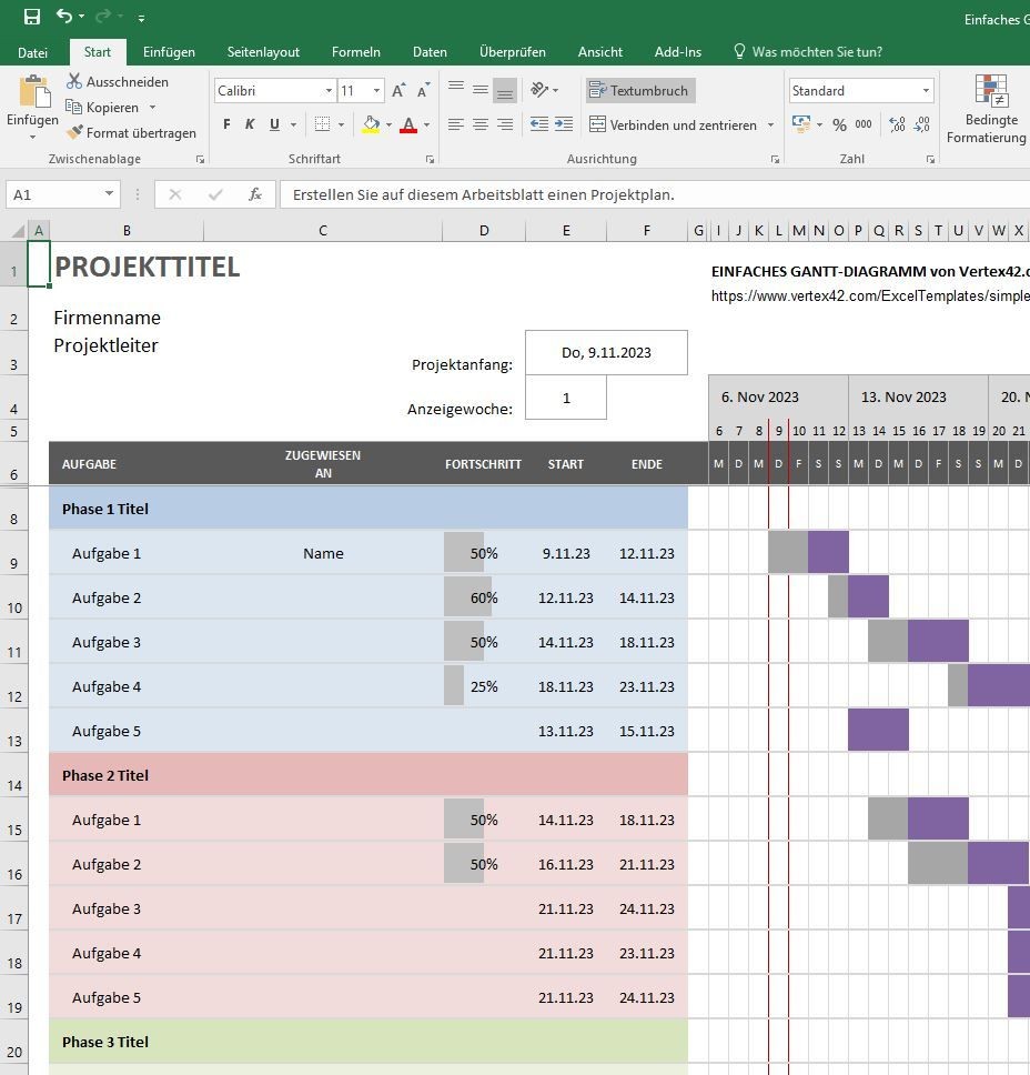 Excel Tabelle