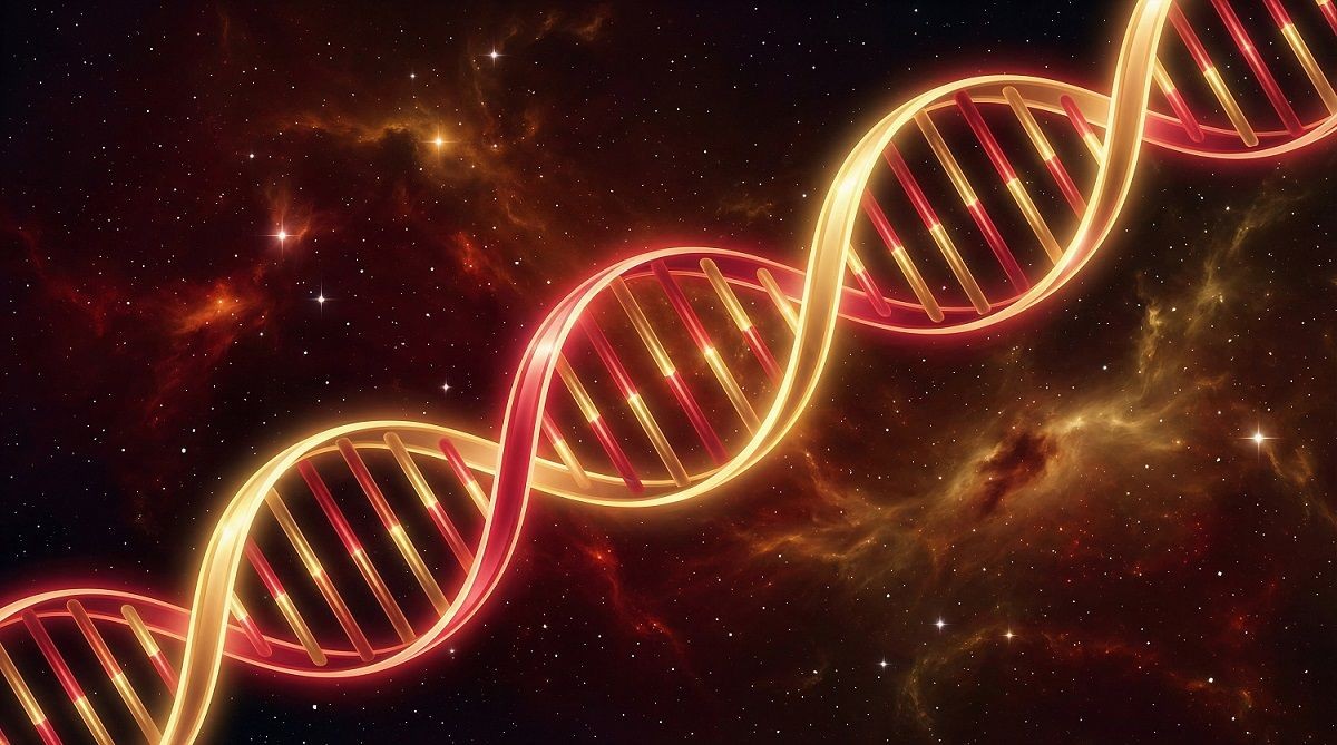 DNA-Spirale in der Galaxie