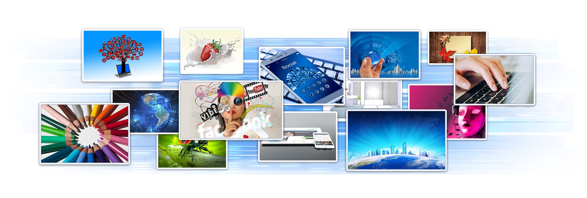 verschiedene Bilder im Web
